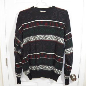 Vintage Striped Tall Man Pullover Sweater, 3XLT